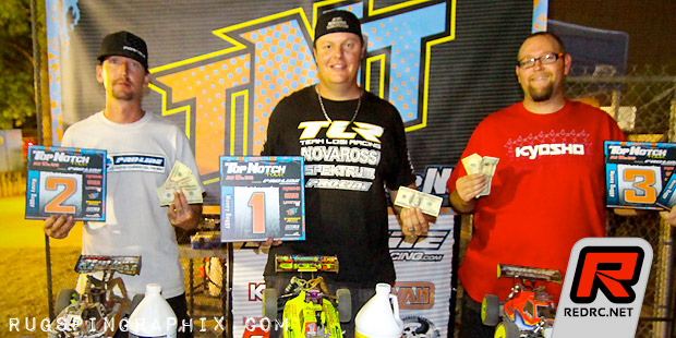 Adam Drake doubles at Top Notch Tour Rd1